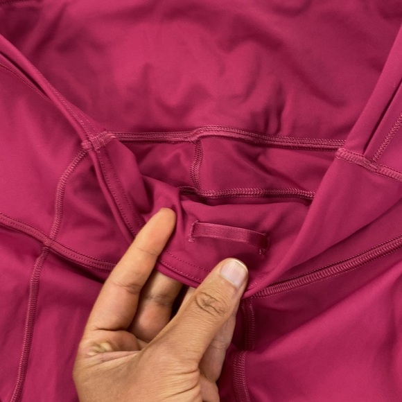 Lululemon Fast & Free 7/8 Tight II *Nulux 25" Violet Red - Picture 4 of 6